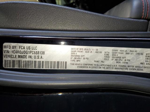 2023 DODGE DURANGO GT 1C4RDJDG1PC688138