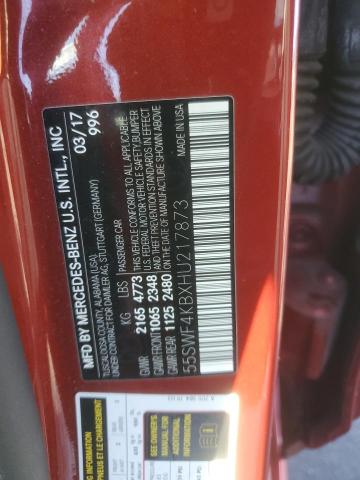 2017 MERCEDES-BENZ C 300 4MAT 55SWF4KBXHU217873