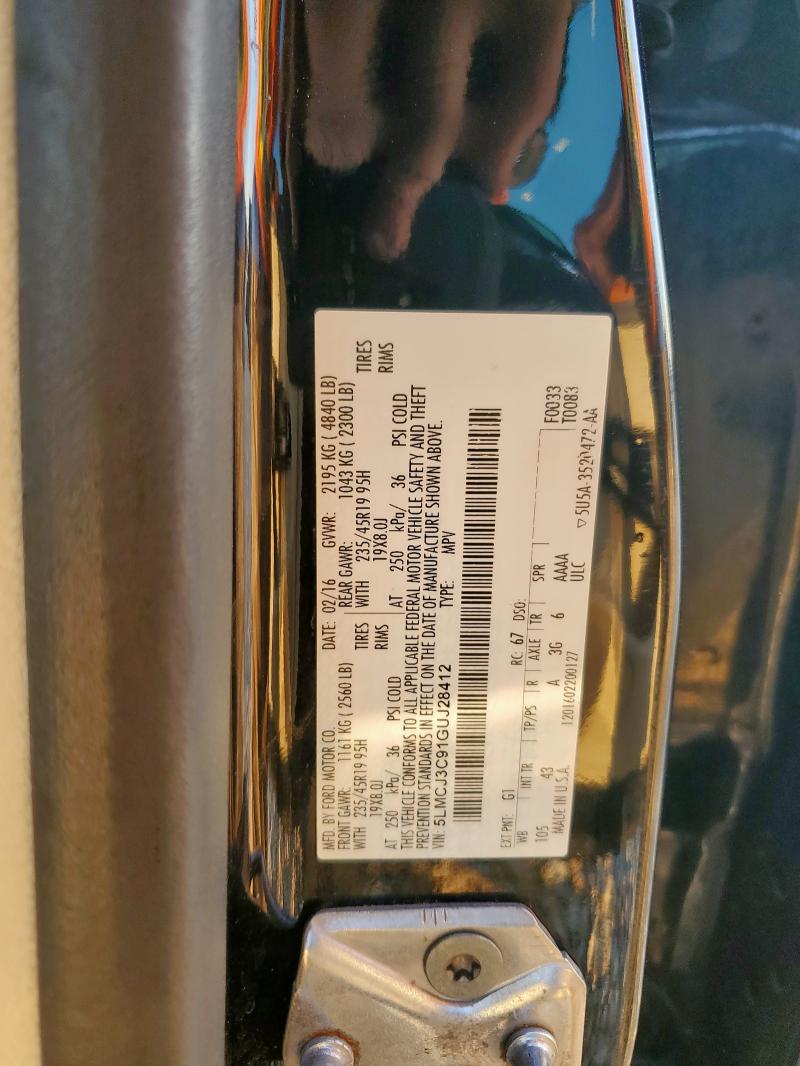 2016 LINCOLN MKC RESERV - 5LMCJ3C91GUJ28412