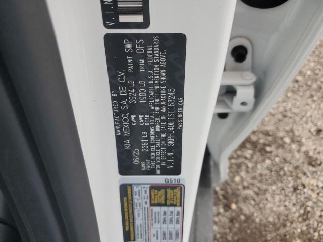 2025 KIA K4 EX 3KPFU4DE1SE163245