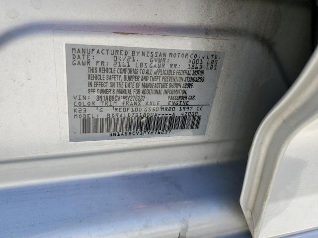 2021 NISSAN SENTRA SV - 3N1AB8CV1MY276237