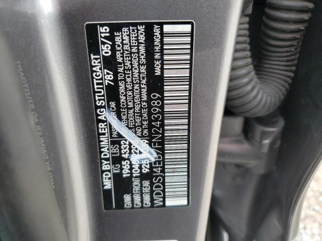 2015 MERCEDES-BENZ CLA 250 WDDSJ4EB7FN243989