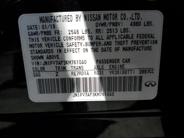 2019 INFINITI Q50 RED SP JN1FV7AP3KM761040