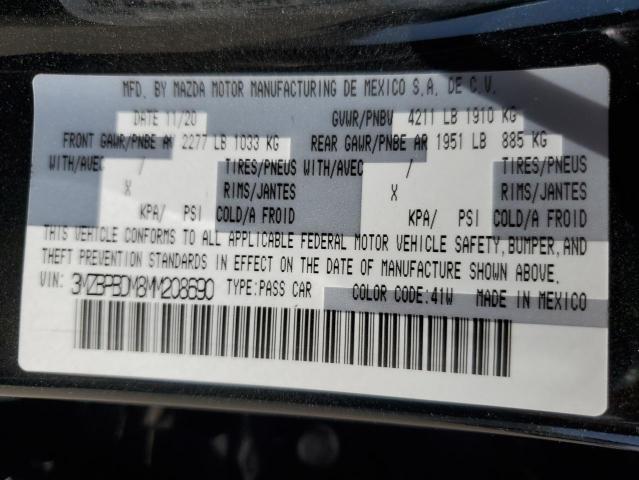 2021 MAZDA 3 PREMIUM 3MZBPBDM8MM208690
