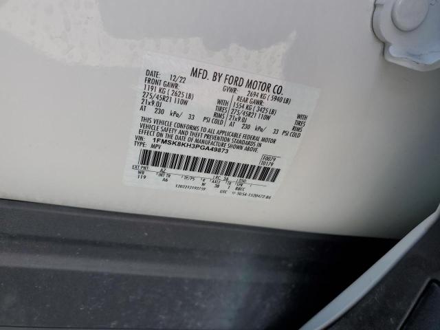 2023 FORD EXPLORER ST-LINE 1FMSK8KH3PGA49873