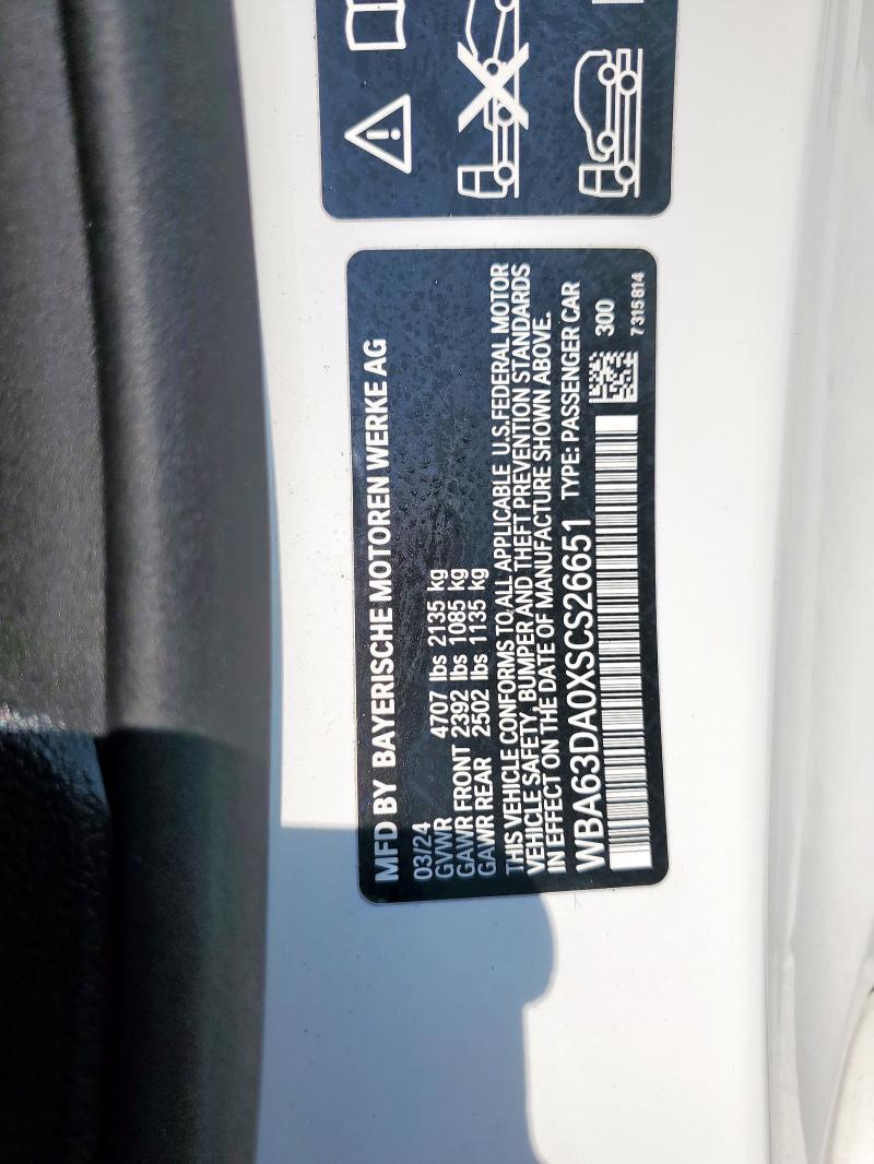 2025 BMW 430XI - WBA63DA0XSCS26651