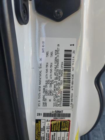 2018 TOYOTA TACOMA ACC 5TFRX5GN8JX109073