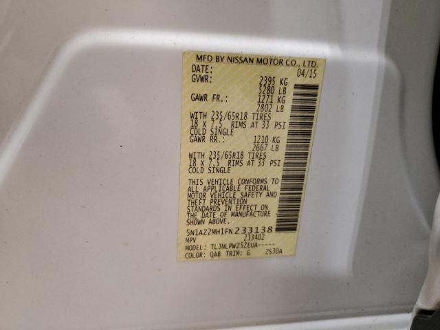 2015 NISSAN MURANO S - 5N1AZ2MH1FN233138