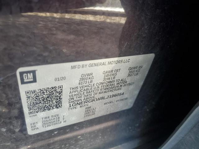 2020 CHEVROLET TRAVERSE L - 1GNERGKW8LJ196054