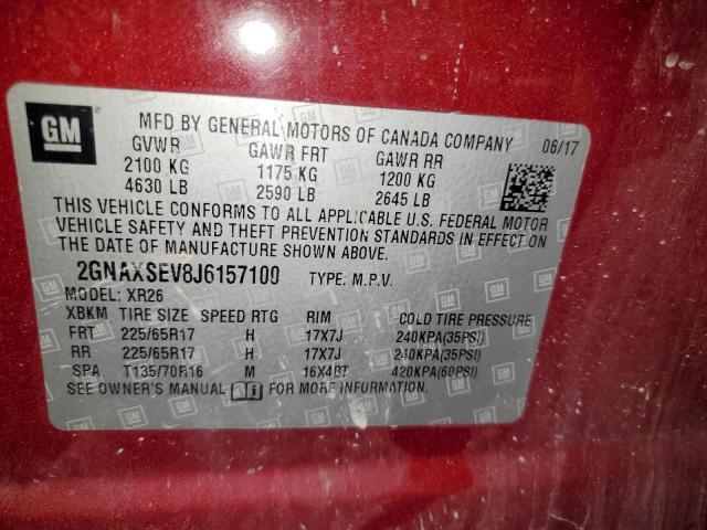 2018 CHEVROLET EQUINOX LT #3302734085