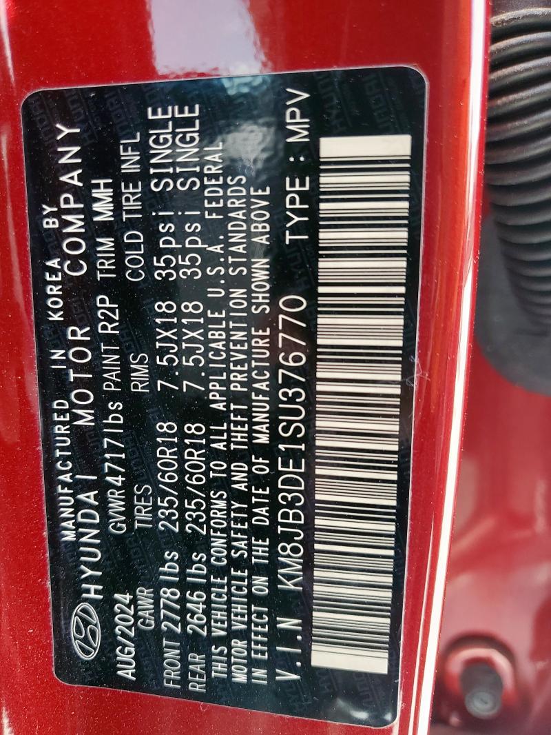 2025 HYUNDAI TUCSON SEL #3301947444