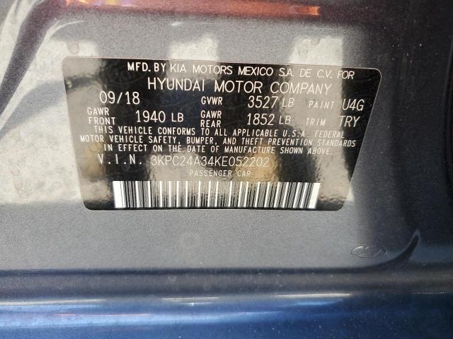 2019 HYUNDAI ACCENT SE 3KPC24A34KE052202