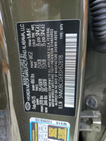 2025 HYUNDAI TUCSON SEL 5NMJBCDE8SH528118