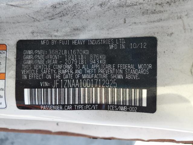 2013 TOYOTA SCION FR-S - JF1ZNAA10D1712925