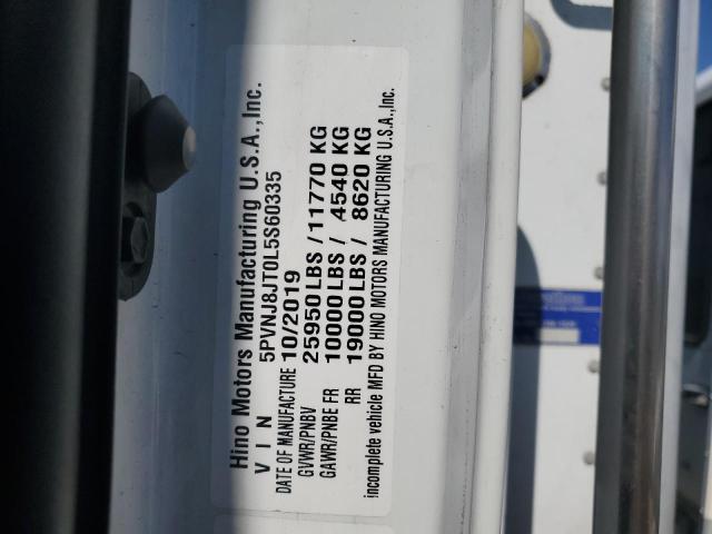 2020 HINO 258/268 #3261274946