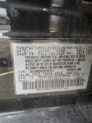 2022 NISSAN SENTRA SR 3N1AB8DV2NY307611