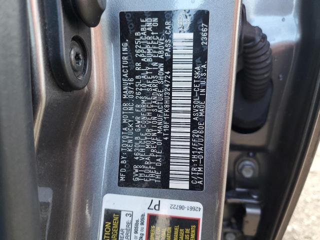 2017 TOYOTA CAMRY LE 4T1BF1FK8HU324724