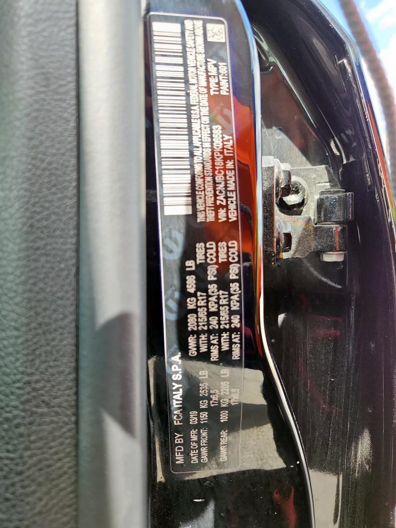 2019 JEEP RENEGADE T ZACNJBC18KPK06583