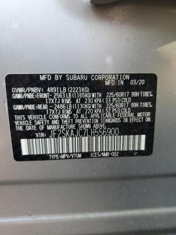2020 SUBARU FORESTER P JF2SKAJC7LH556900