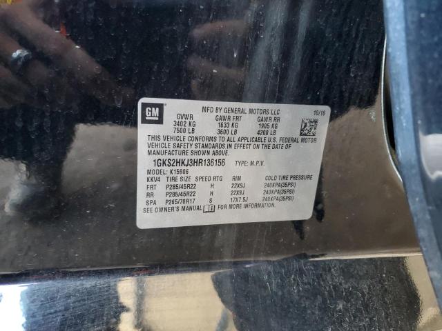 2017 GMC YUKON XL DENALI 1GKS2HKJ3HR136156