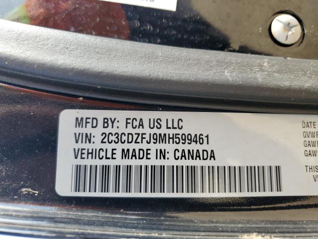 2021 DODGE CHALLENGER 2C3CDZFJ9MH599461