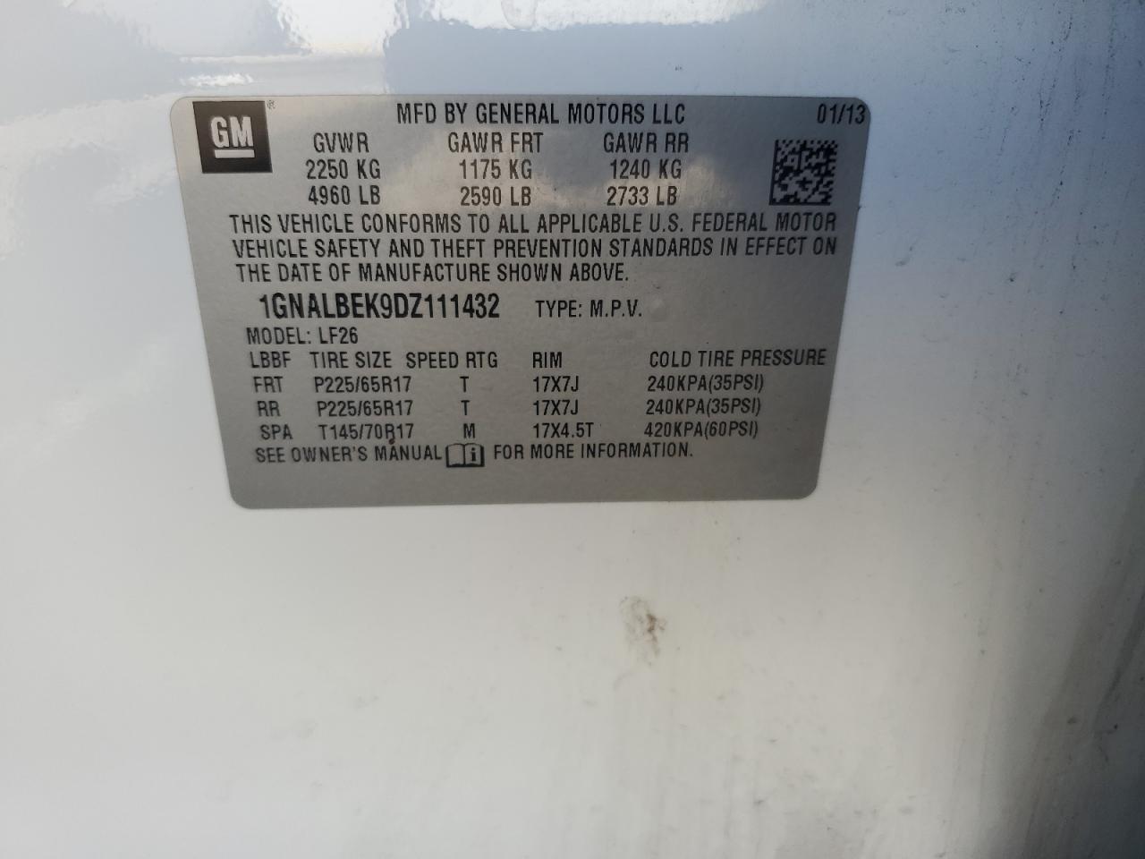 CHEVROLET EQUINOX LS