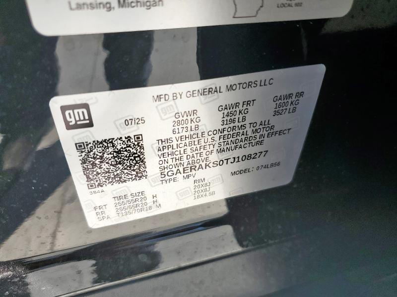 2026 BUICK ENCLAVE PR 5GAERAKS0TJ108277