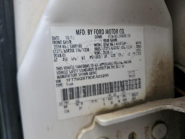 2013 FORD F250 SUPER #3236936466