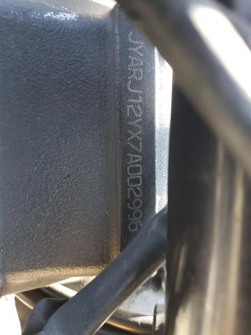 2007 YAMAHA YZFR6 L JYARJ12YX7A002996