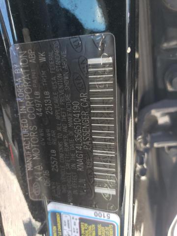 2016 KIA OPTIMA LX KNAGT4L35G5104190