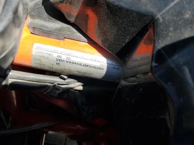 2018 KTM 1090 ADVEN VBKV49405JM996395