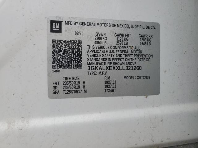 2020 GMC TERRAIN DE 3GKALXEXXLL321260