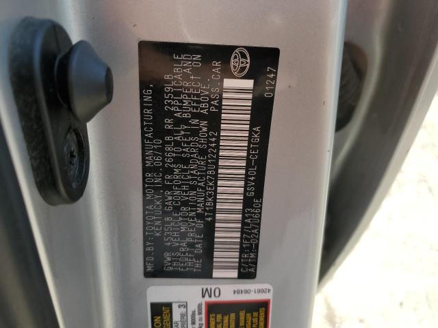 2011 TOYOTA CAMRY SE - 4T1BK3EK7BU122442