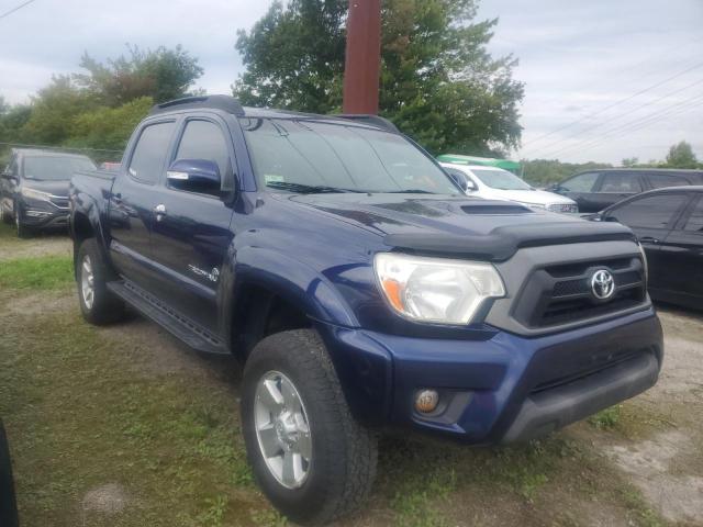 TOYT TACOMA DOUBLE CAB 2013 blue crew pic gas 5TFLU4EN2DX062087 photo #1