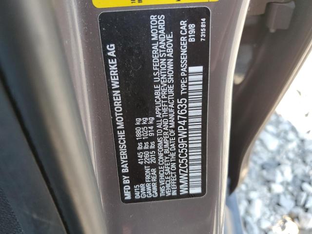 2015 MINI COOPER S C WMWZC5C59FWP47635