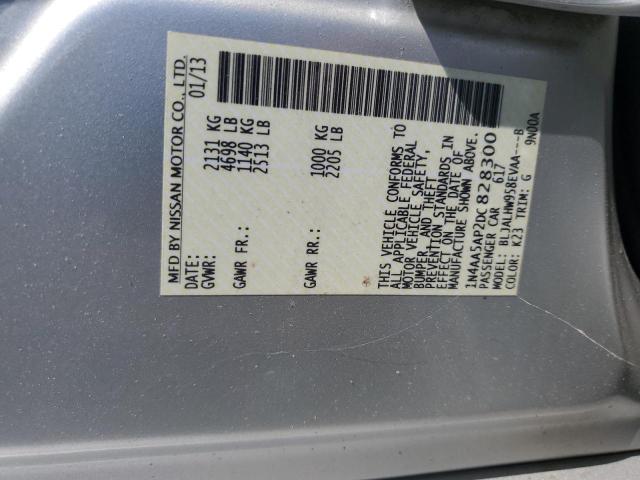 2013 NISSAN MAXIMA S - 1N4AA5AP2DC828300