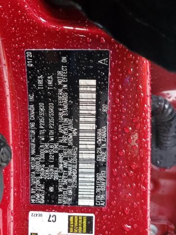 2020 LEXUS RX 450H 2T2HGMDAXLC048457