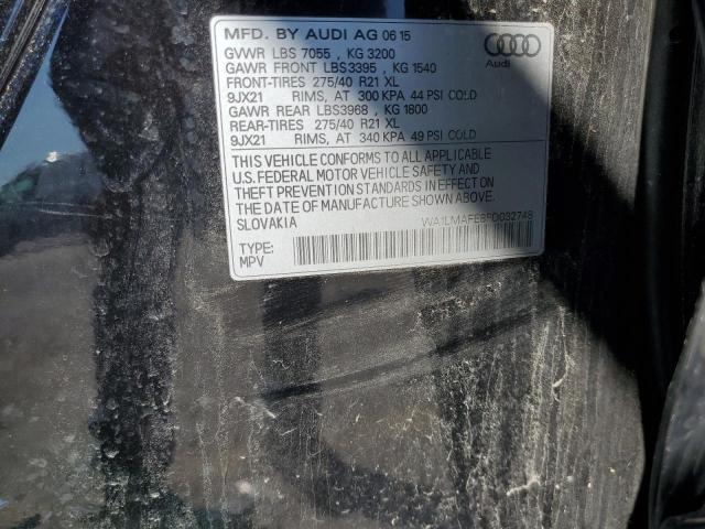 2015 AUDI Q7 TDI PRE WA1LMAFE8FD032748