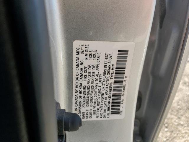 2016 HONDA CR-V LX 2HKRM4H30GH688306