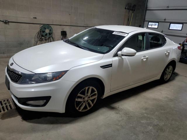 KIA OPTIMA LX 2013 white sedan 4d gas KNAGM4A70D5395471 photo #1