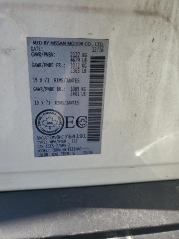 2017 NISSAN ROGUE SV - 5N1AT2MV0HC764191