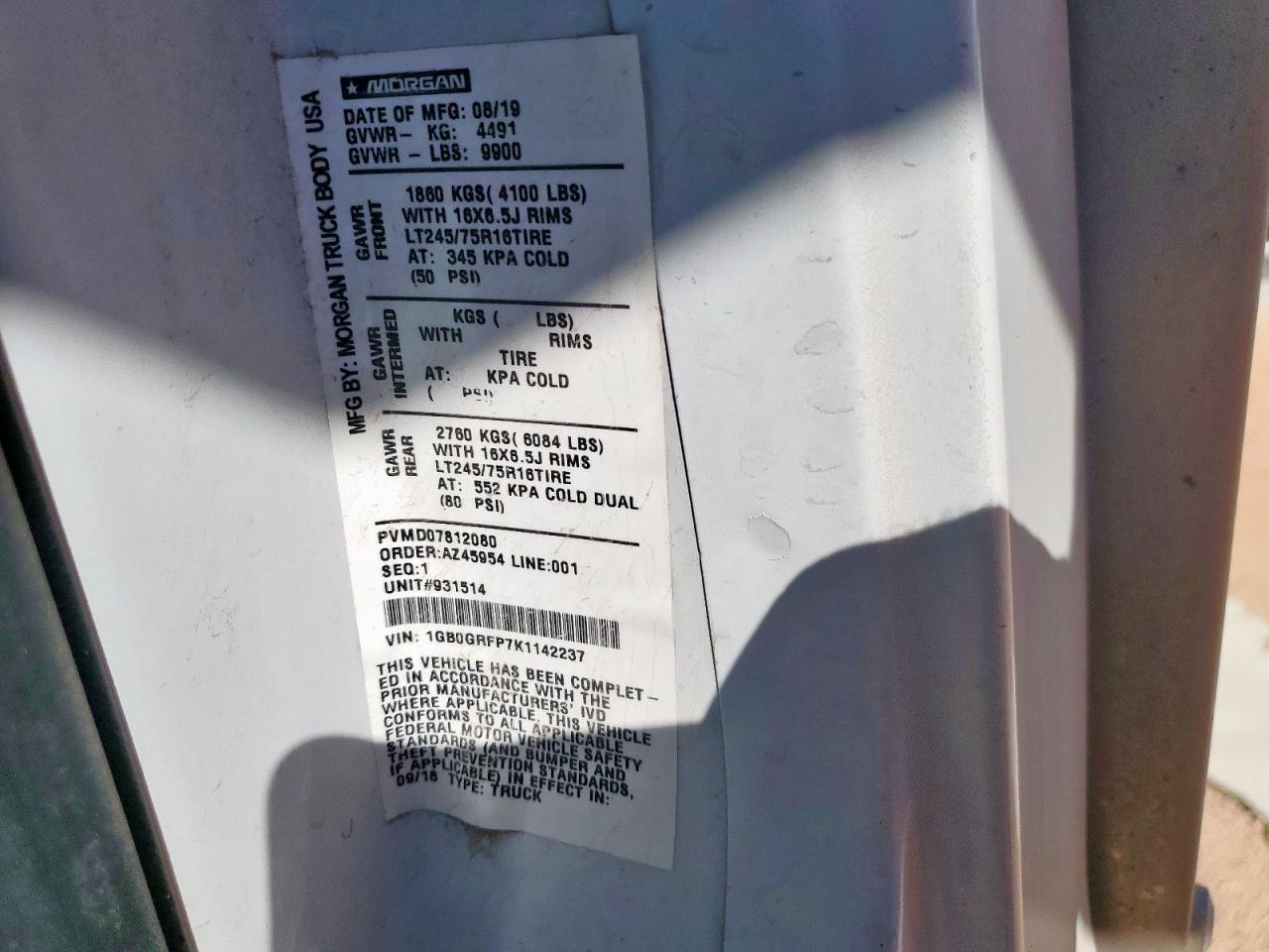 CHEVROLET EXPRESS G3500