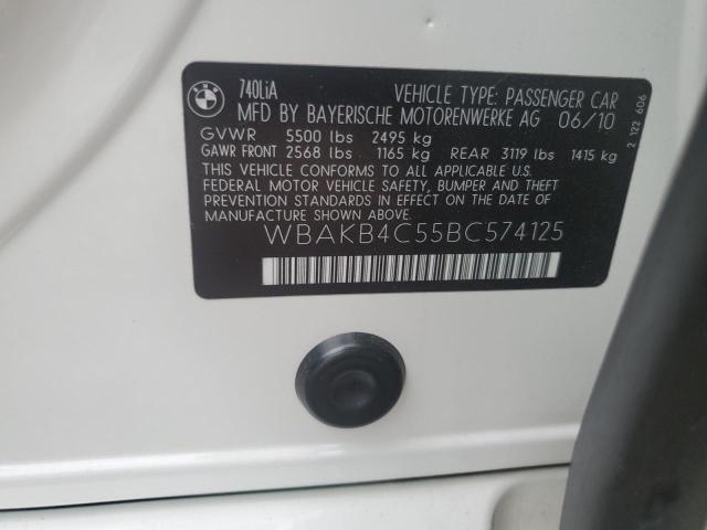 2011 BMW 740 LI - WBAKB4C55BC574125