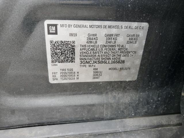 2020 CHEVROLET TRAX LS - 3GNCJKSB6LL165828