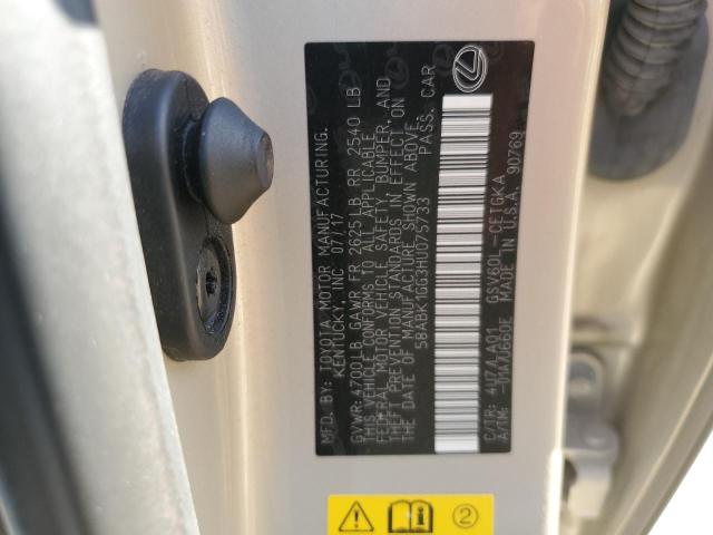 2017 LEXUS ES 350 58ABK1GG3HU075733