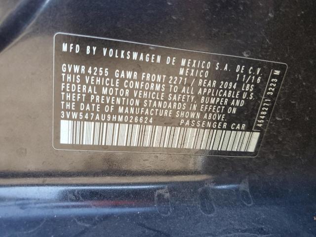 2017 VOLKSWAGEN GTI SPORT 3VW547AU9HM026624