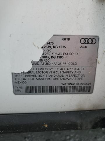 2018 AUDI Q5 PREMIUM WA1BNAFY3J2203025
