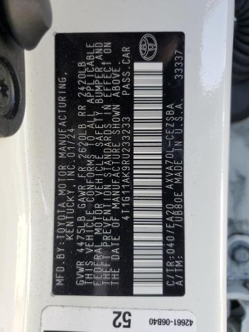 2024 TOYOTA CAMRY SE N 4T1G11AK9RU233233