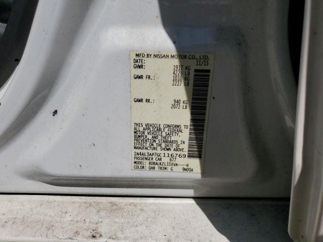 2016 NISSAN ALTIMA 2.5 - 1N4AL3AP7GC116769