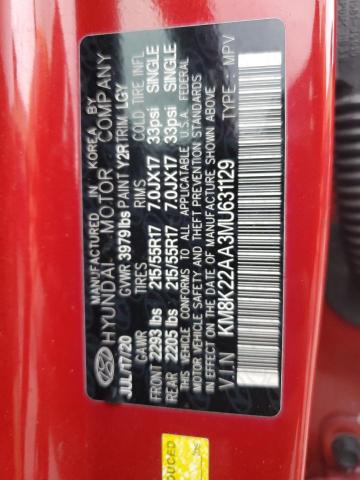 2021 HYUNDAI KONA SEL KM8K22AA3MU631129